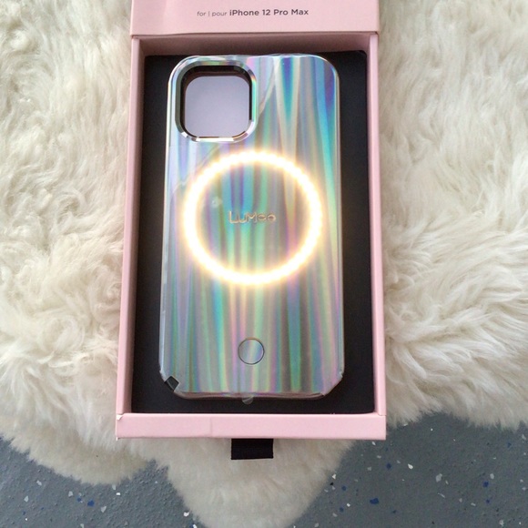 Lumee Halo by Paris Hilton Lighted Cell Phone Case for iPhone 12 Pro Max- NWT - Picture 4 of 7